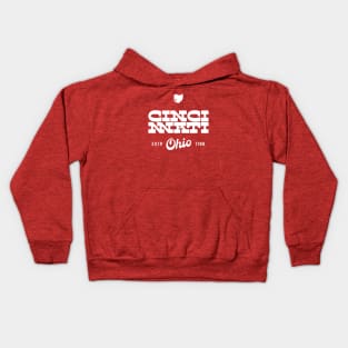 Cincinnati Vintage Inspired Kids Hoodie